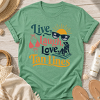 Live, Laugh, Love Tan Lines T-Shirt