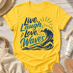 Live Laugh Love Waves T-Shirt