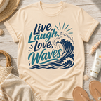 Live Laugh Love Waves T-Shirt