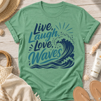 Live Laugh Love Waves T-Shirt
