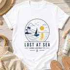 Lost at Sea Sailboat T-Shirt