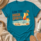 Low Tide, High Spirits Cocktail T-Shirt