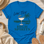 Low Tide High Spirits Cocktail T‑Shirt