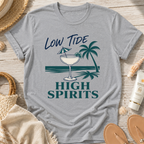 Low Tide High Spirits Cocktail T‑Shirt