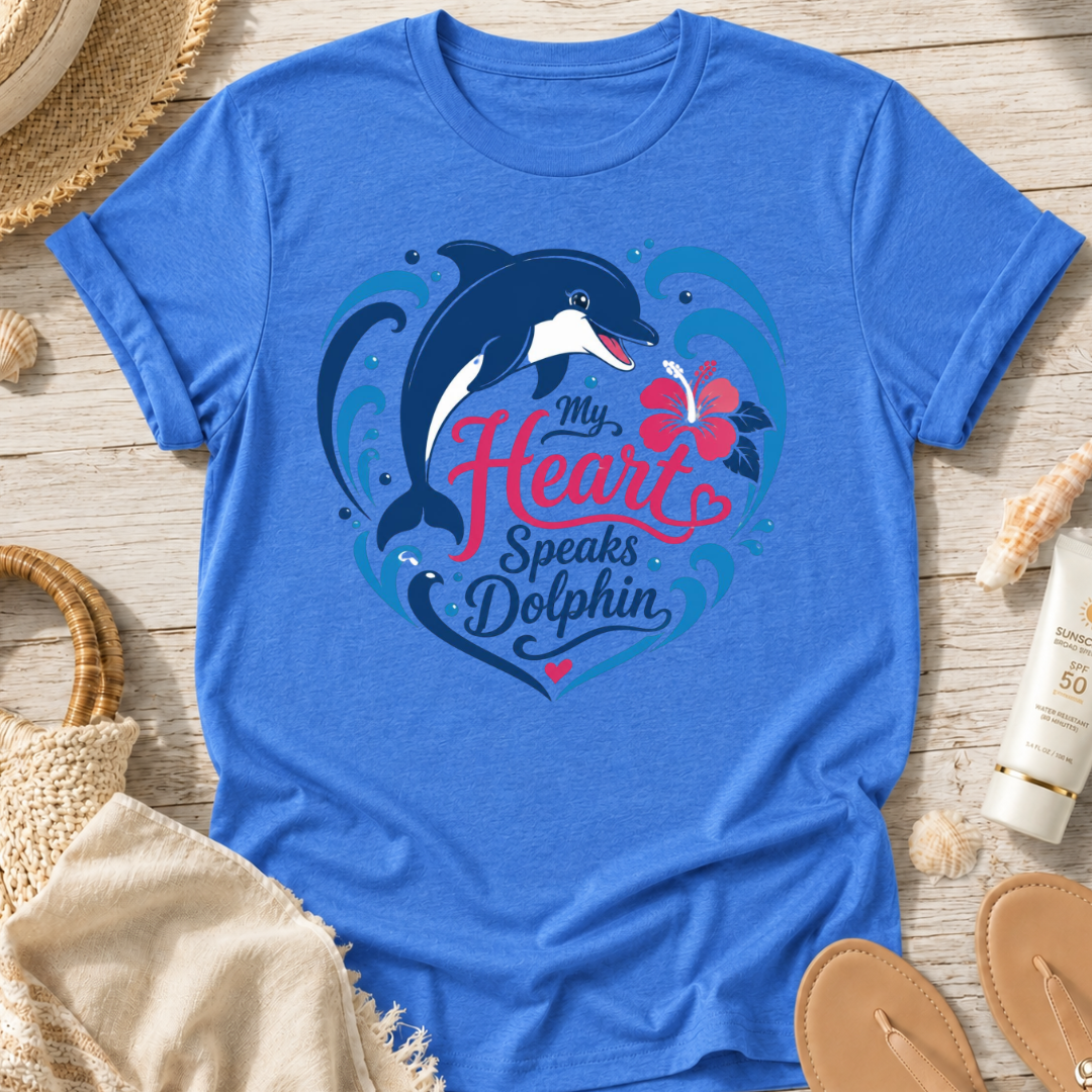 My Heart Speaks Dolphin T-Shirt
