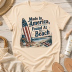 Made in America, Found at the Beach T‑Shirt