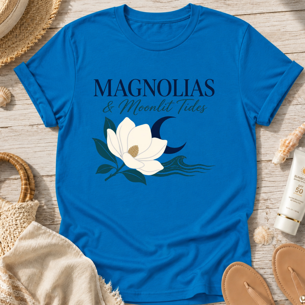 Magnolias & Moonlit Tides T-Shirt