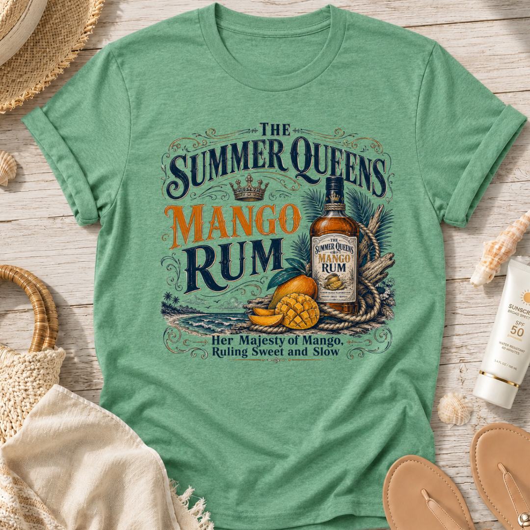 The Summer Queens Mango Rum Bottle T-Shirt