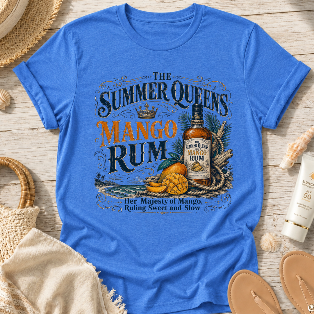 The Summer Queens Mango Rum Bottle T-Shirt