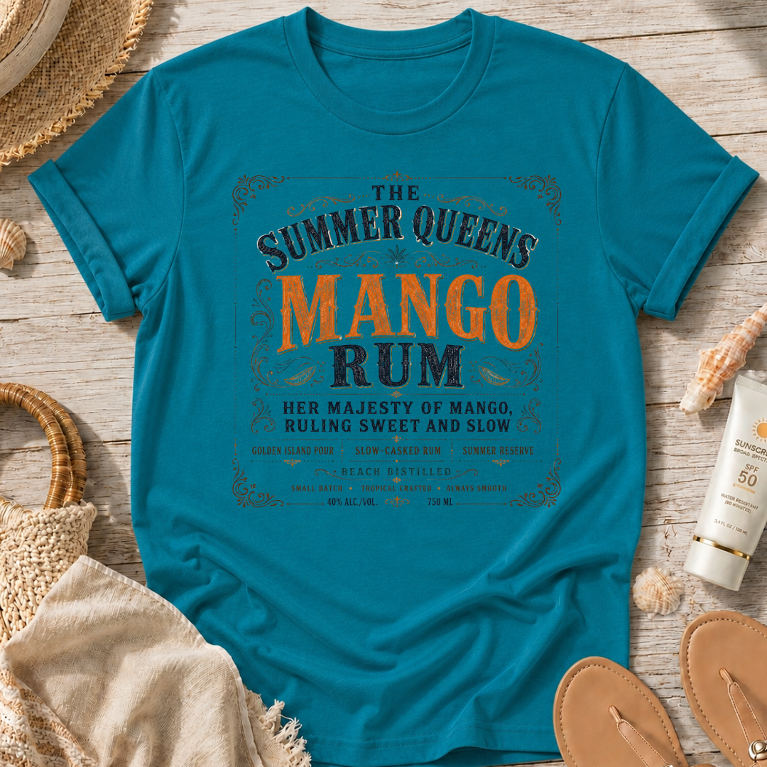 The Summer Queens Mango Rum Label T-Shirt