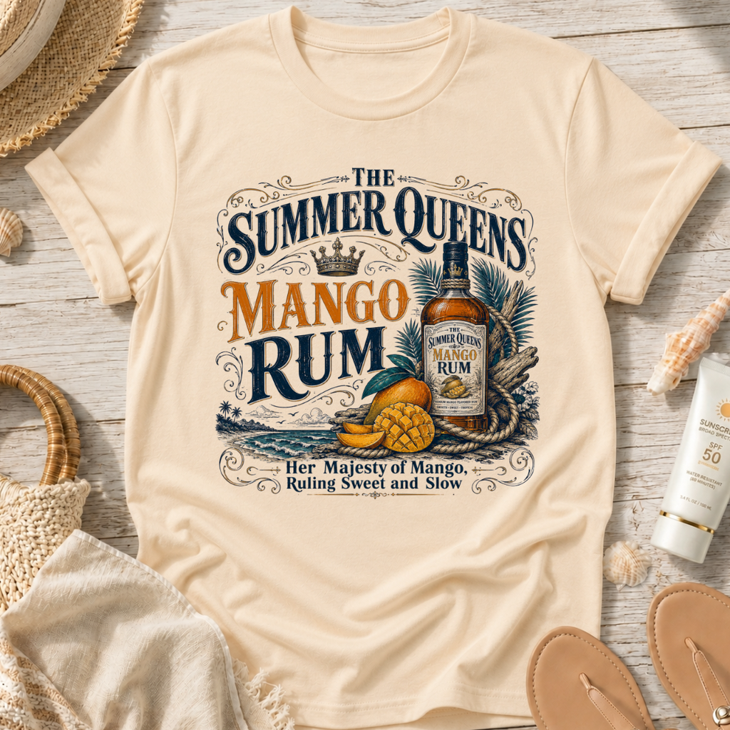 The Summer Queens Mango Rum Bottle T-Shirt