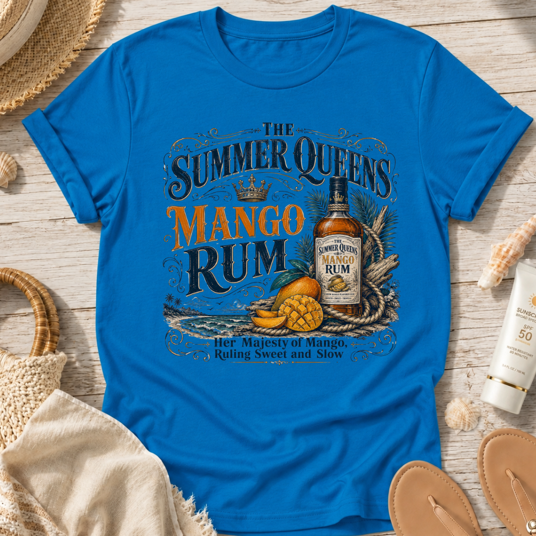 The Summer Queens Mango Rum Bottle T-Shirt