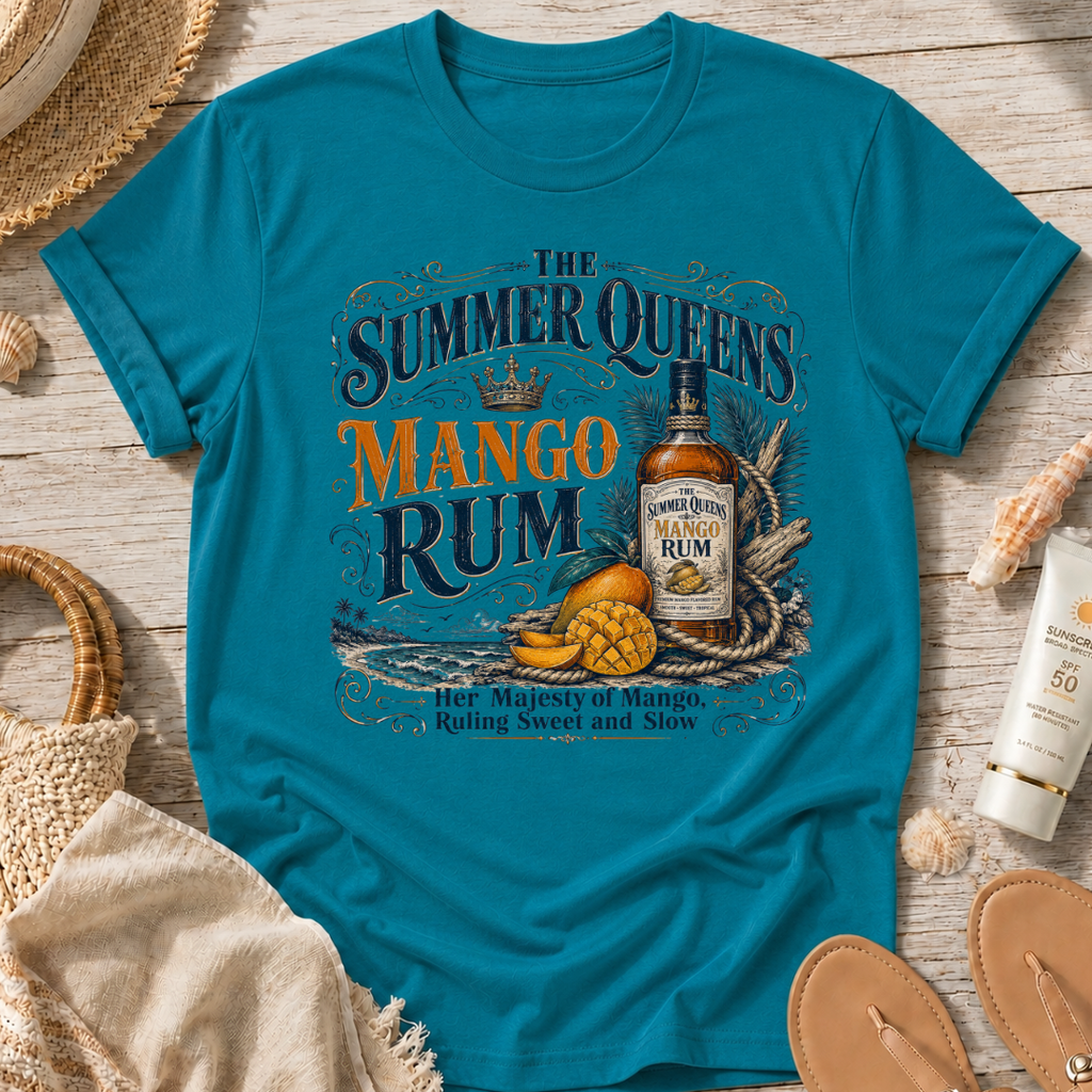 The Summer Queens Mango Rum Bottle T-Shirt