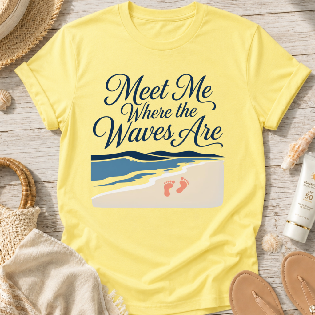 Meet Me Where the Waves Are T-Shirt