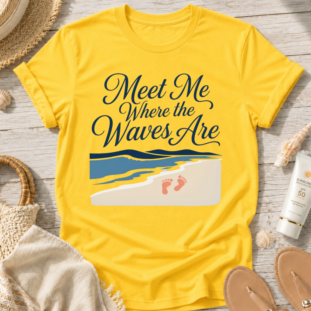 Meet Me Where the Waves Are T-Shirt