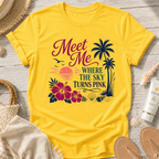 Meet Me Where the Sky Turns Pink T-Shirt