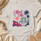 Meet Me Where the Sky Turns Pink T-Shirt