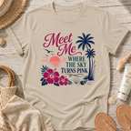 Meet Me Where the Sky Turns Pink T-Shirt