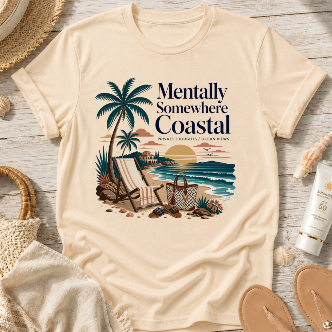 Mentally Somewhere Coastal T-Shirt