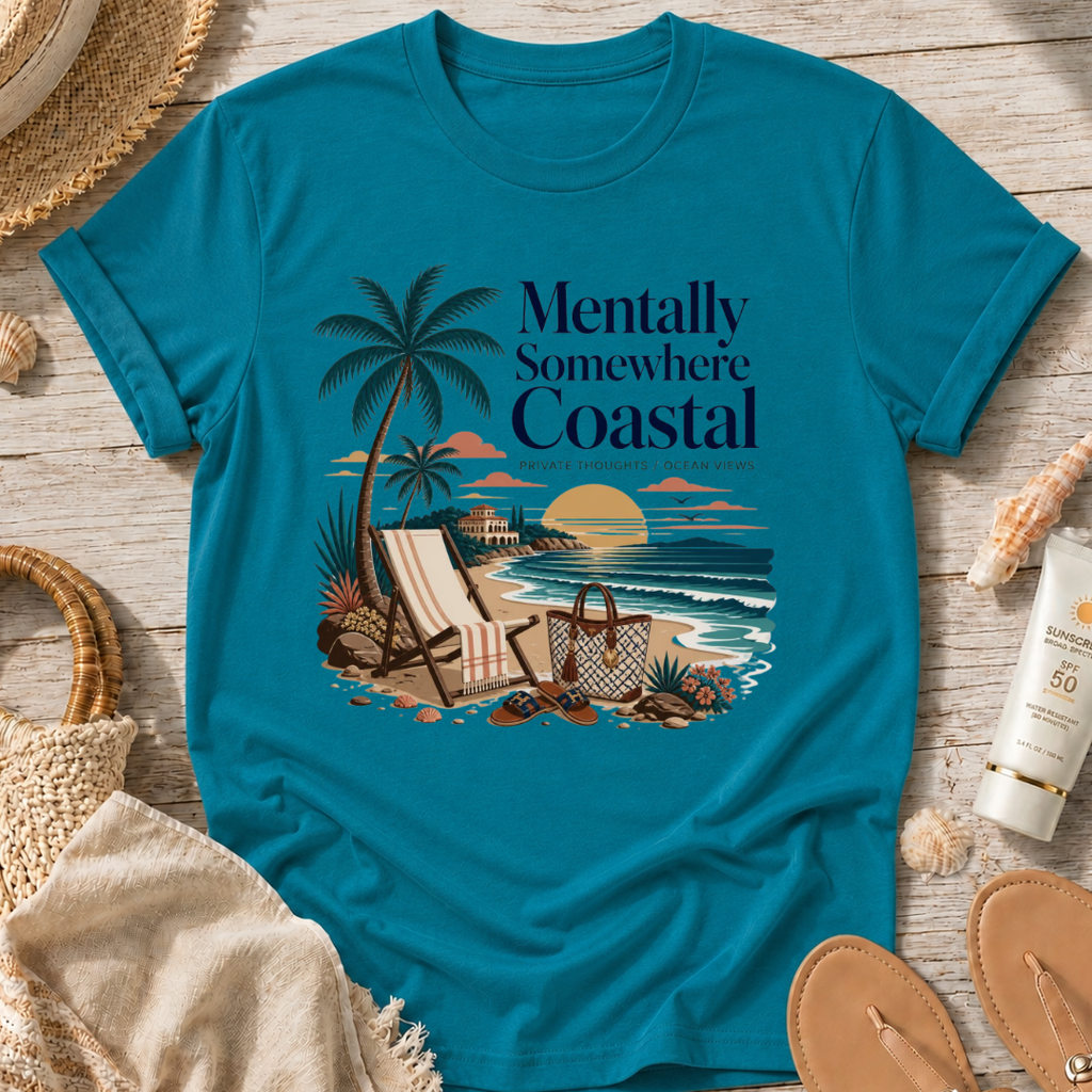 Mentally Somewhere Coastal T-Shirt