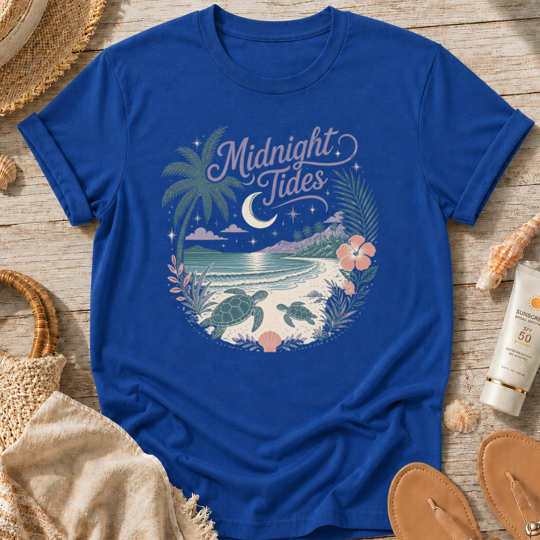 Midnight Tides Beach T-Shirt
