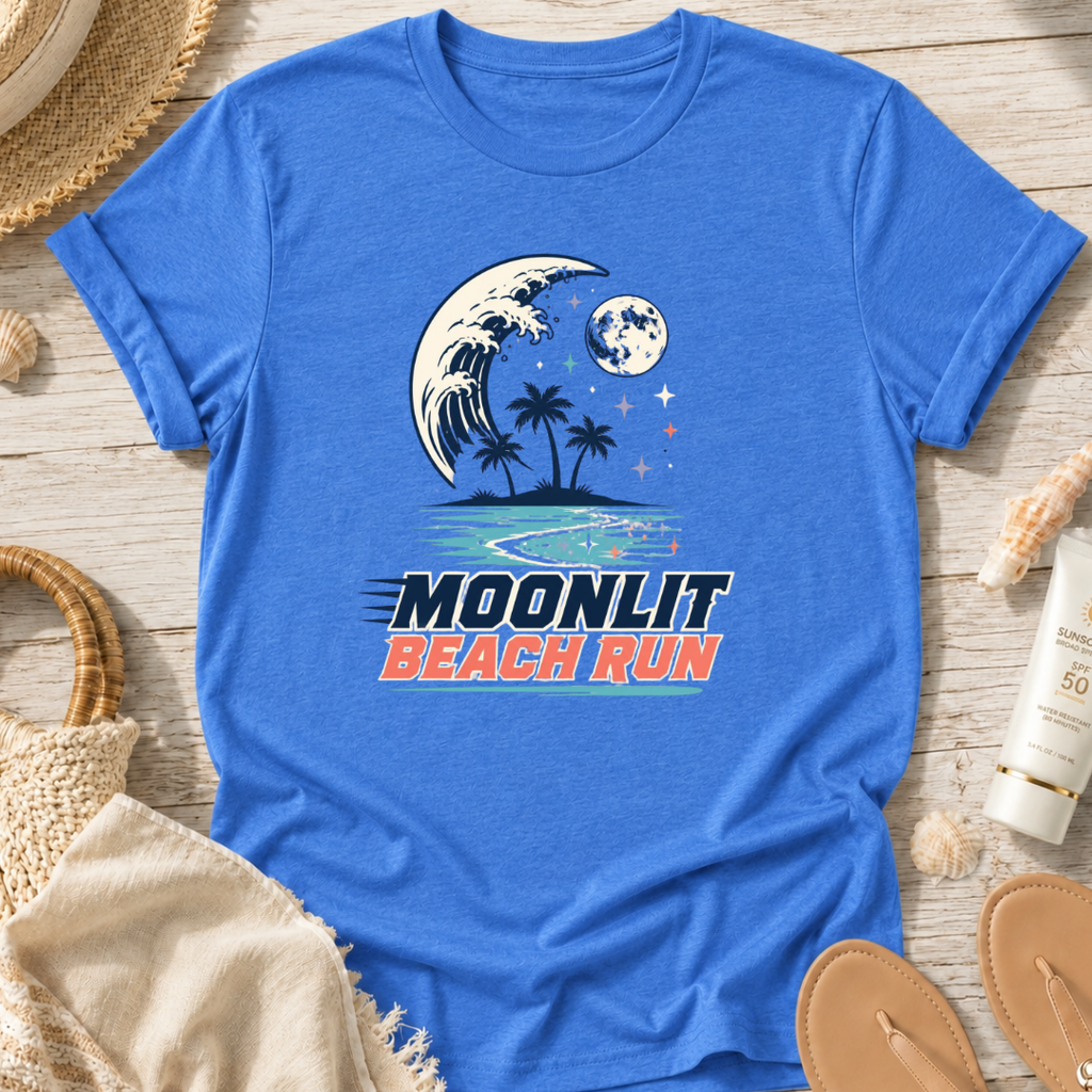 Moonlit Beach Run T-Shirt