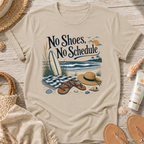 No Shoes No Schedule T‑Shirt