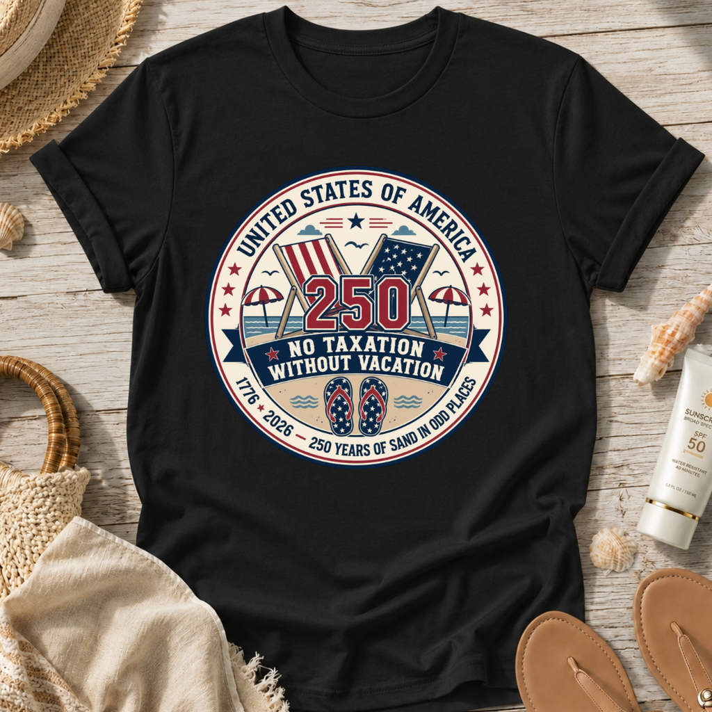 No Taxation Without Vacation T-Shirt