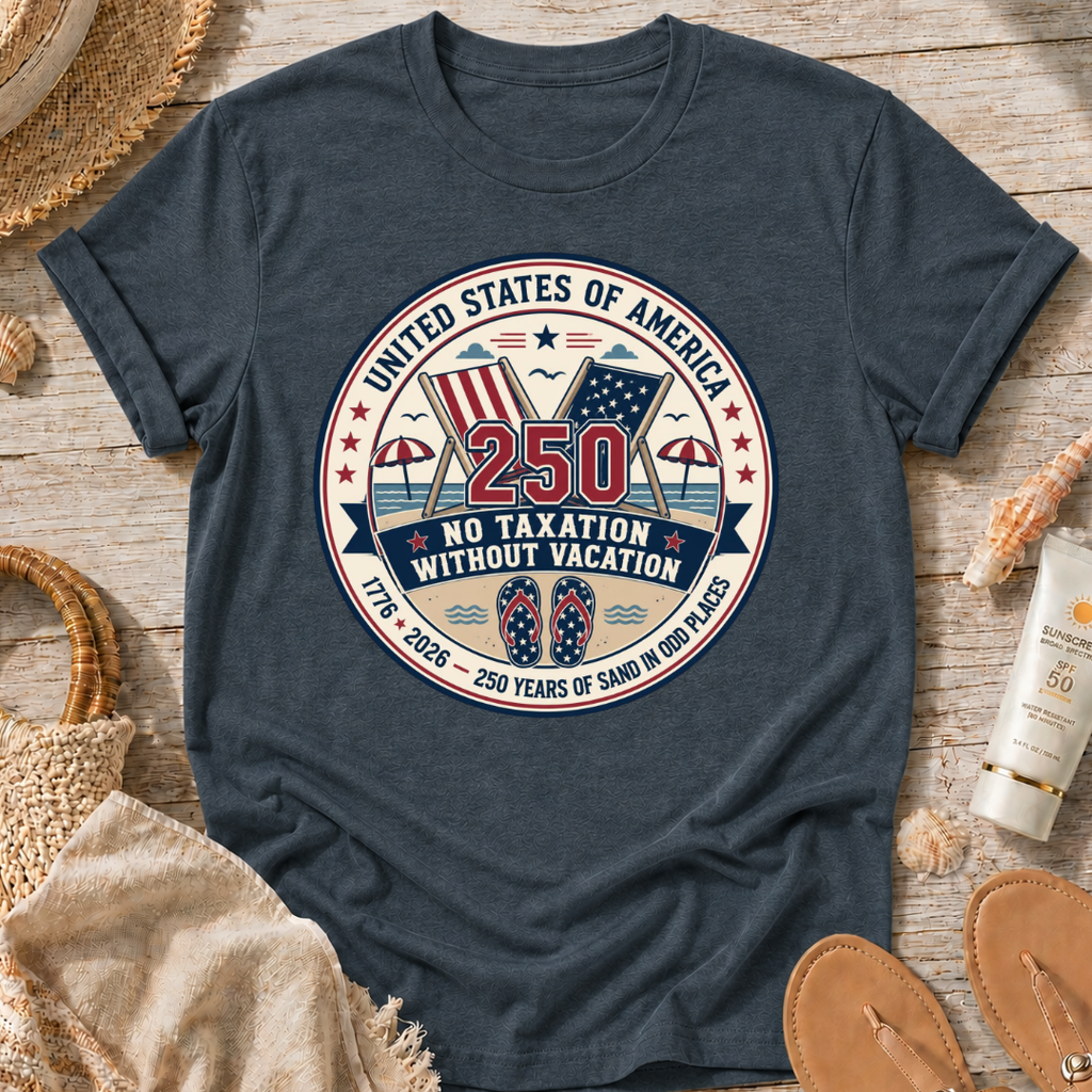 No Taxation Without Vacation T-Shirt