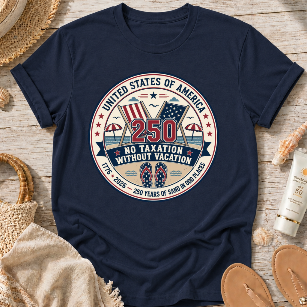 No Taxation Without Vacation T-Shirt