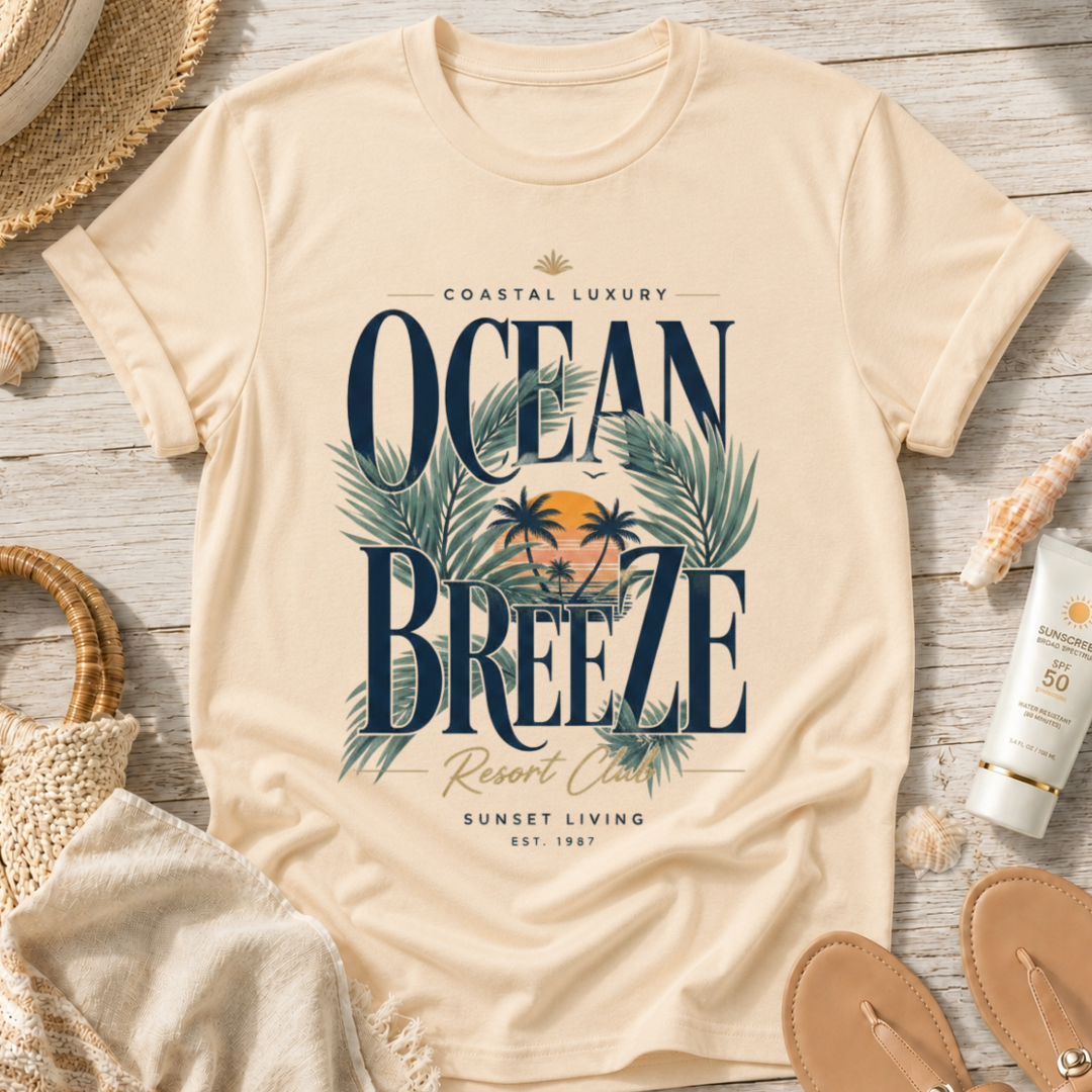 Ocean Breeze Resort T‑Shirt