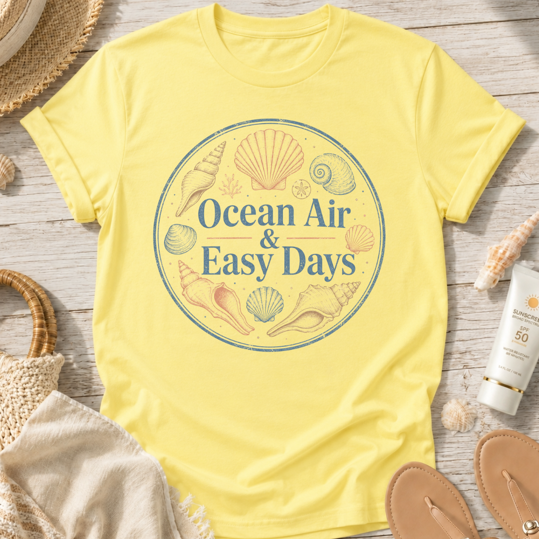 Ocean Air & Easy Days T‑Shirt