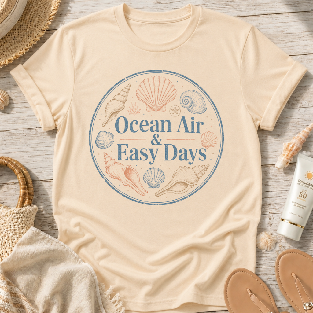 Ocean Air & Easy Days T‑Shirt
