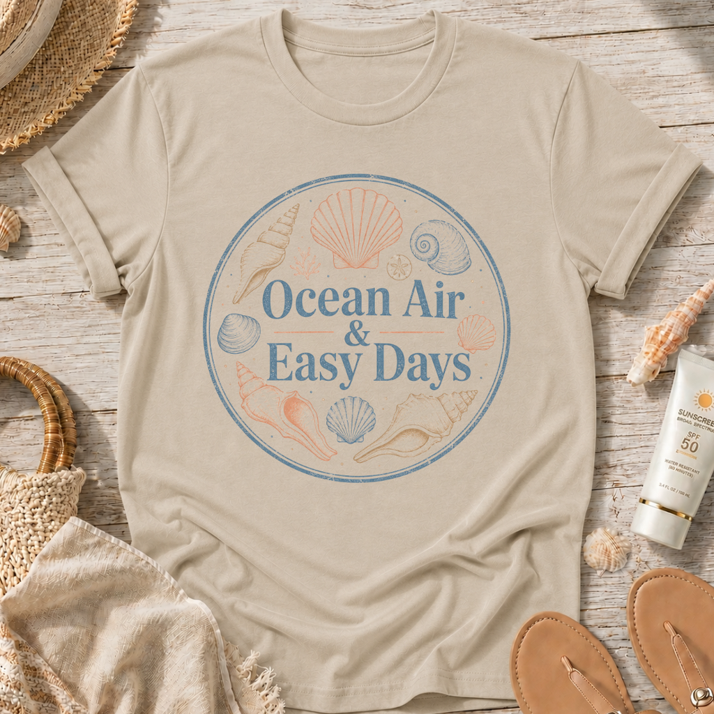 Ocean Air & Easy Days T‑Shirt