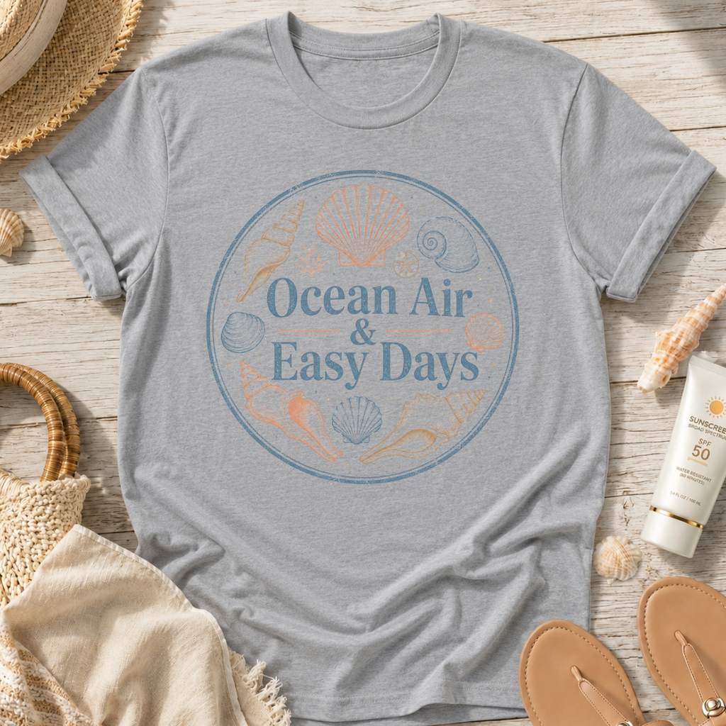 Ocean Air & Easy Days T‑Shirt