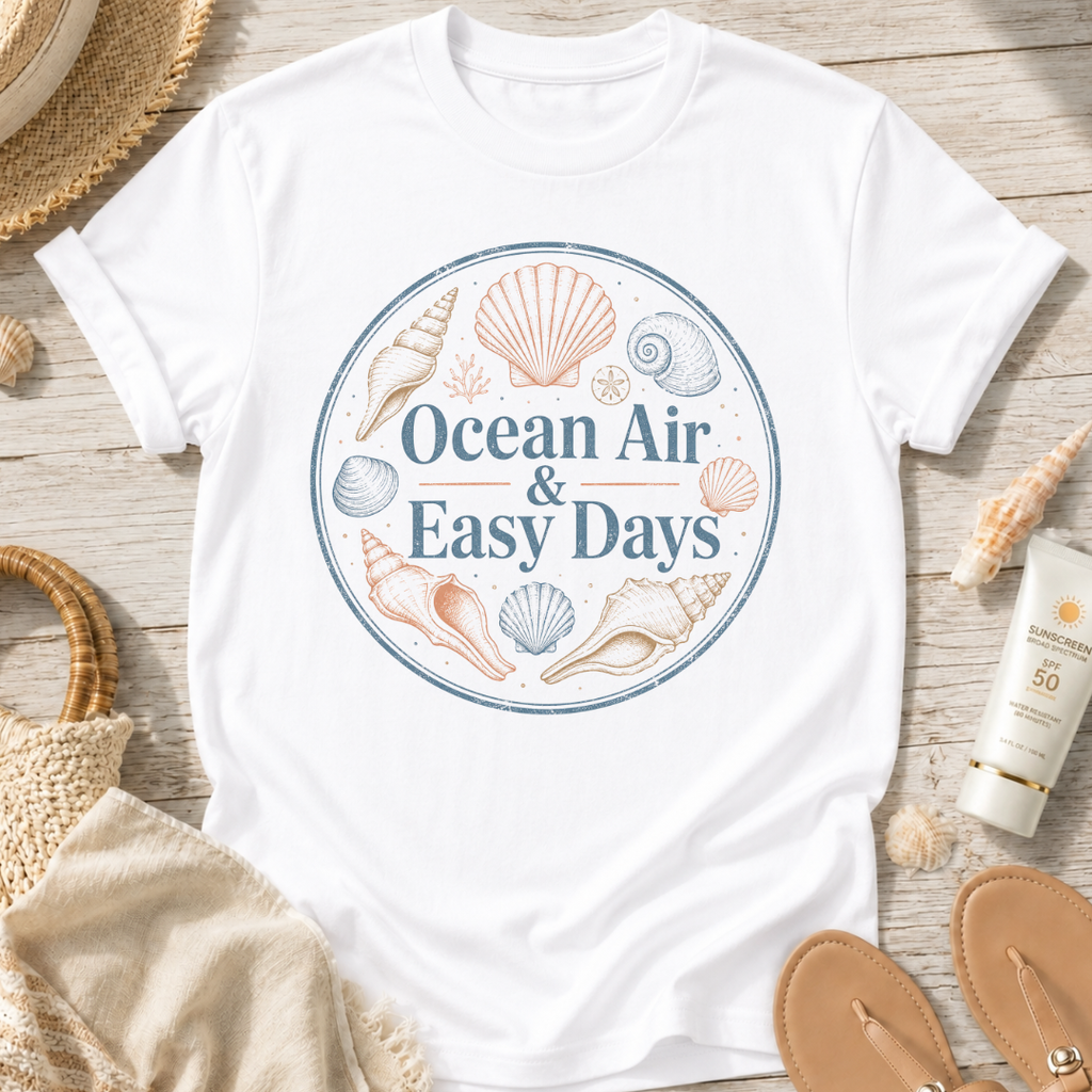 Ocean Air & Easy Days T‑Shirt