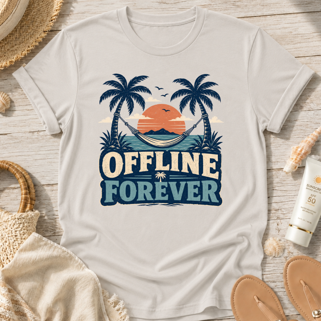 Offline Forever Beach T-Shirt