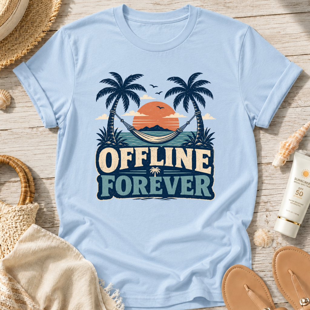 Offline Forever Beach T-Shirt