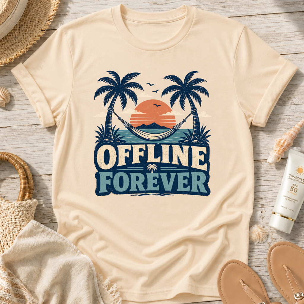 Offline Forever Beach T-Shirt