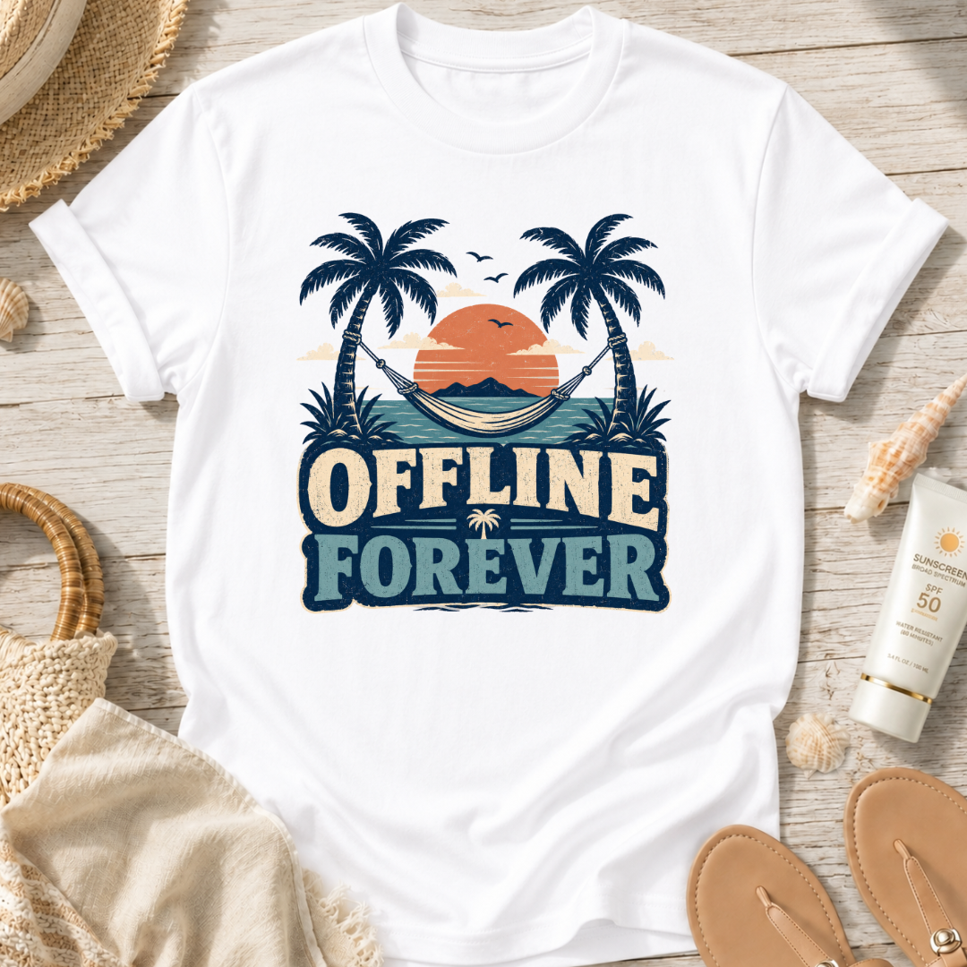 Offline Forever Beach T-Shirt