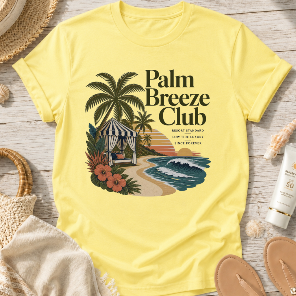Palm Breeze Club T-Shirt