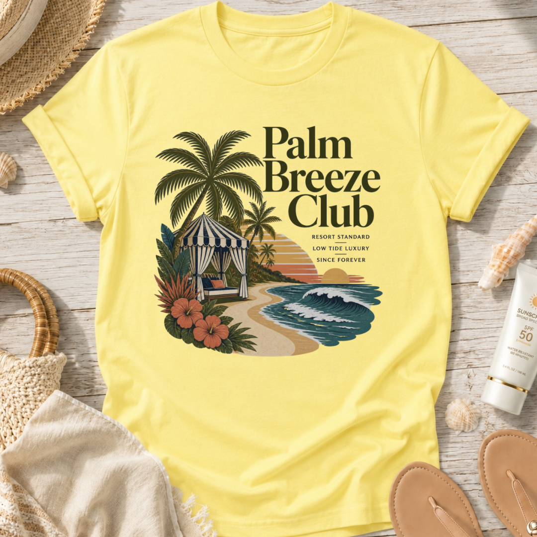 Palm Breeze Club T-Shirt