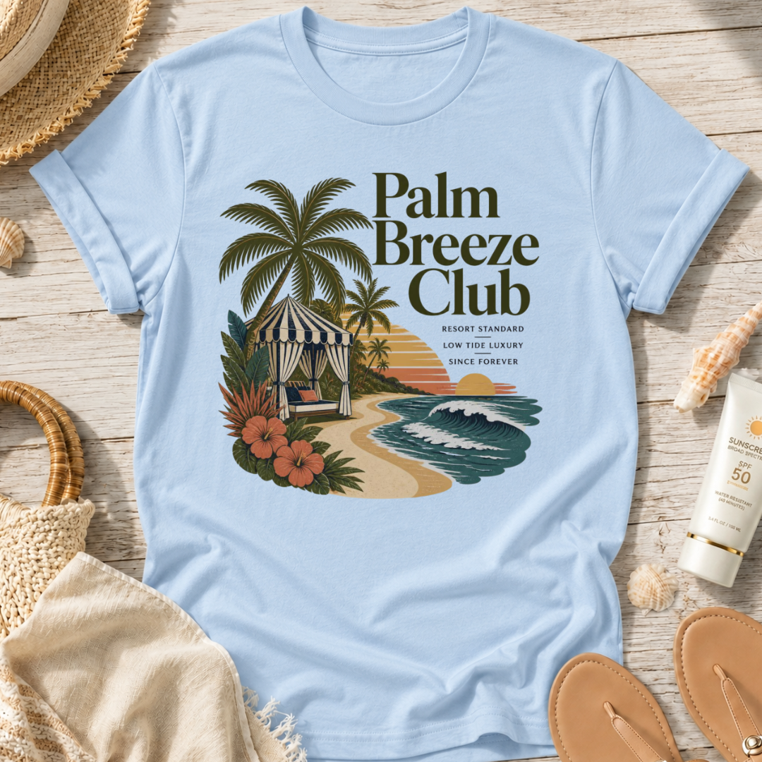 Palm Breeze Club T-Shirt