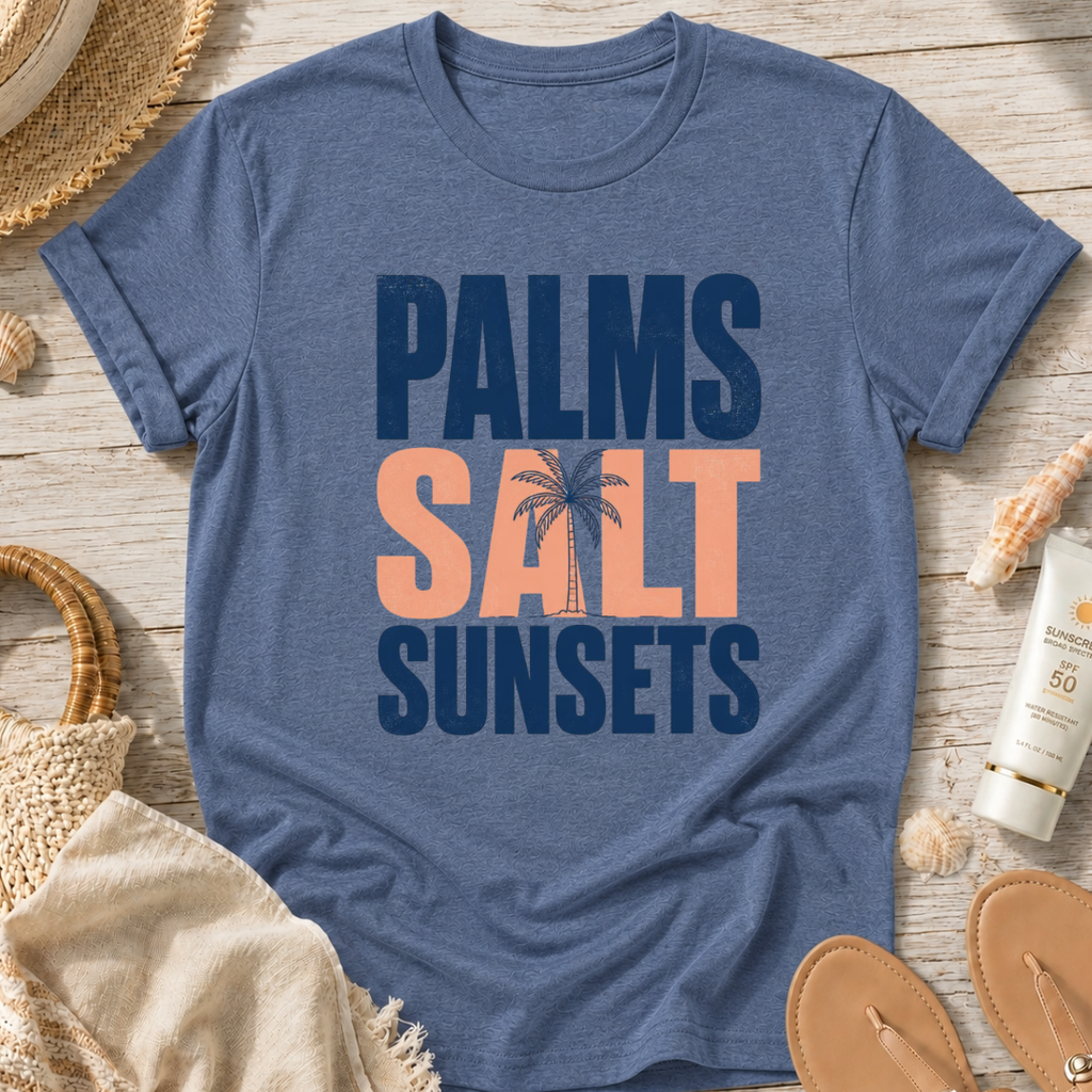 Palms Salt Sunsets T-Shirt