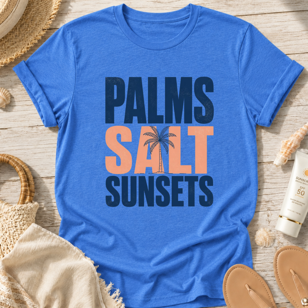 Palms Salt Sunsets T-Shirt