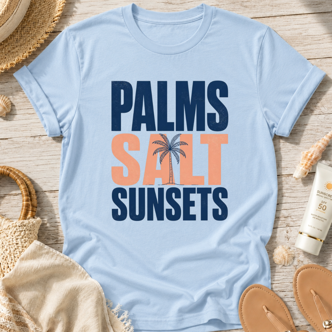 Palms Salt Sunsets T-Shirt