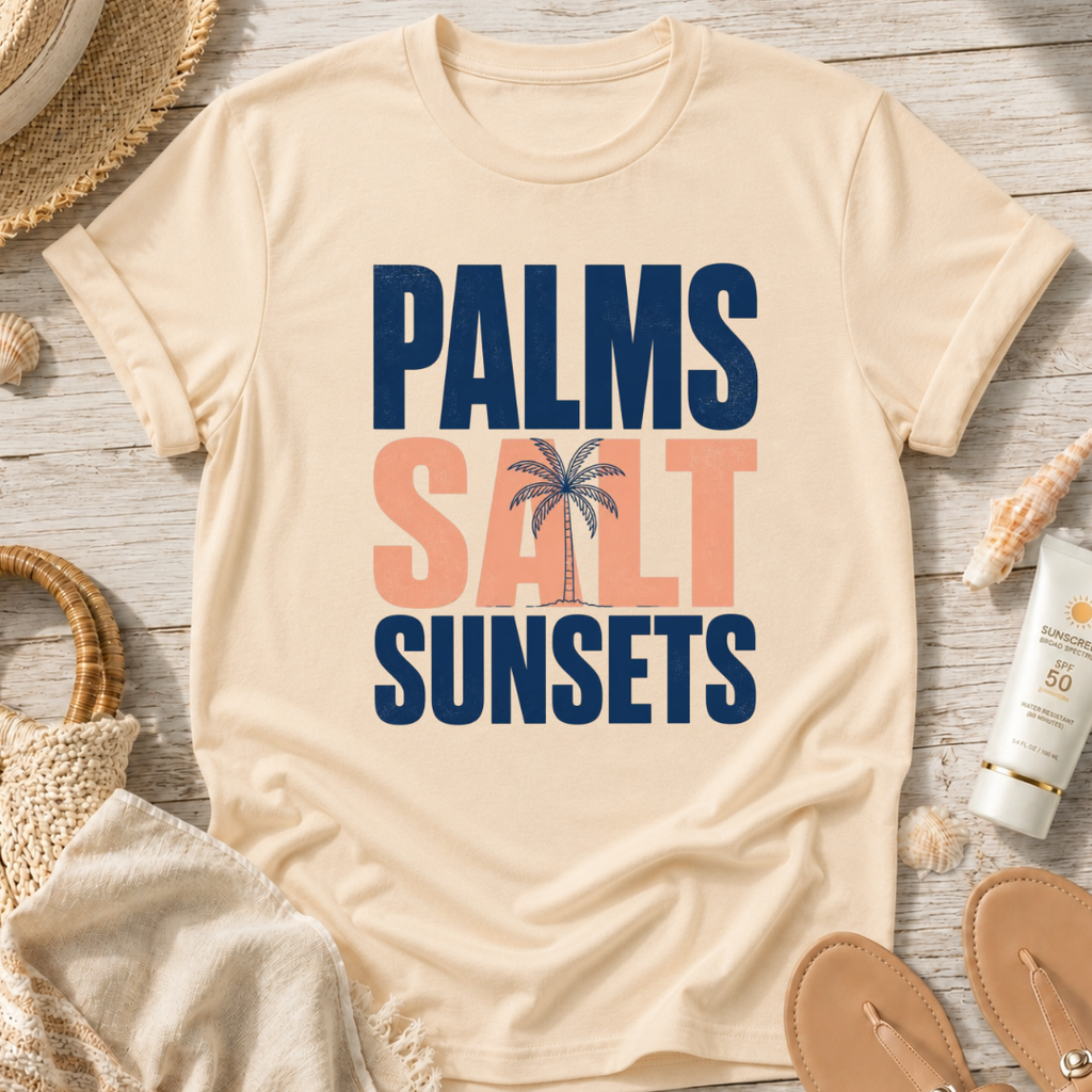 Palms Salt Sunsets T-Shirt