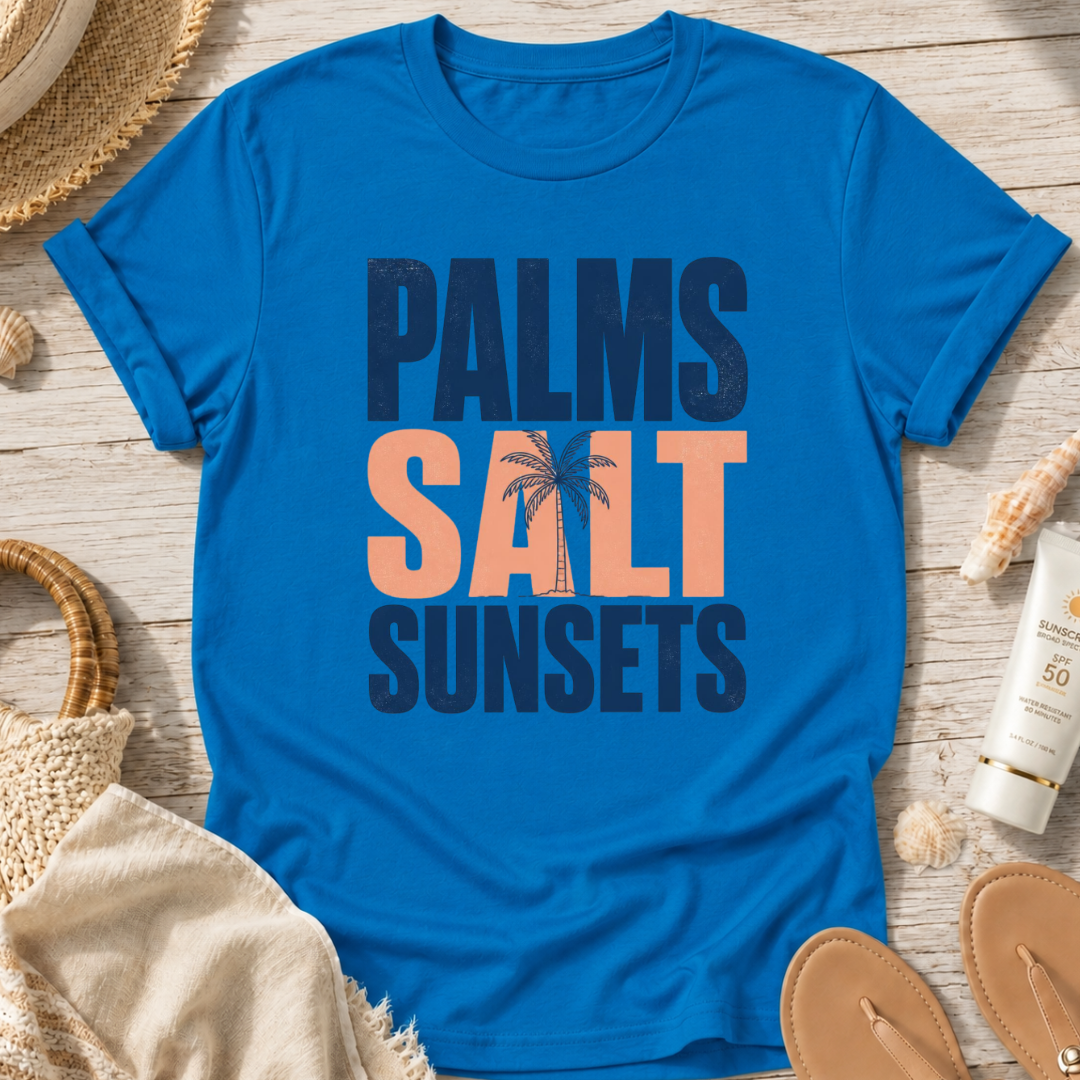 Palms Salt Sunsets T-Shirt