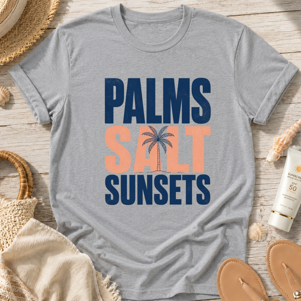 Palms Salt Sunsets T-Shirt