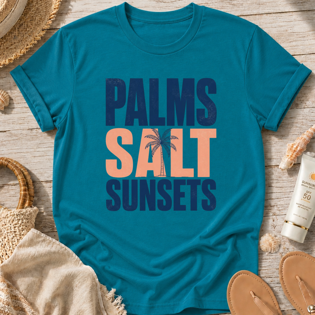 Palms Salt Sunsets T-Shirt
